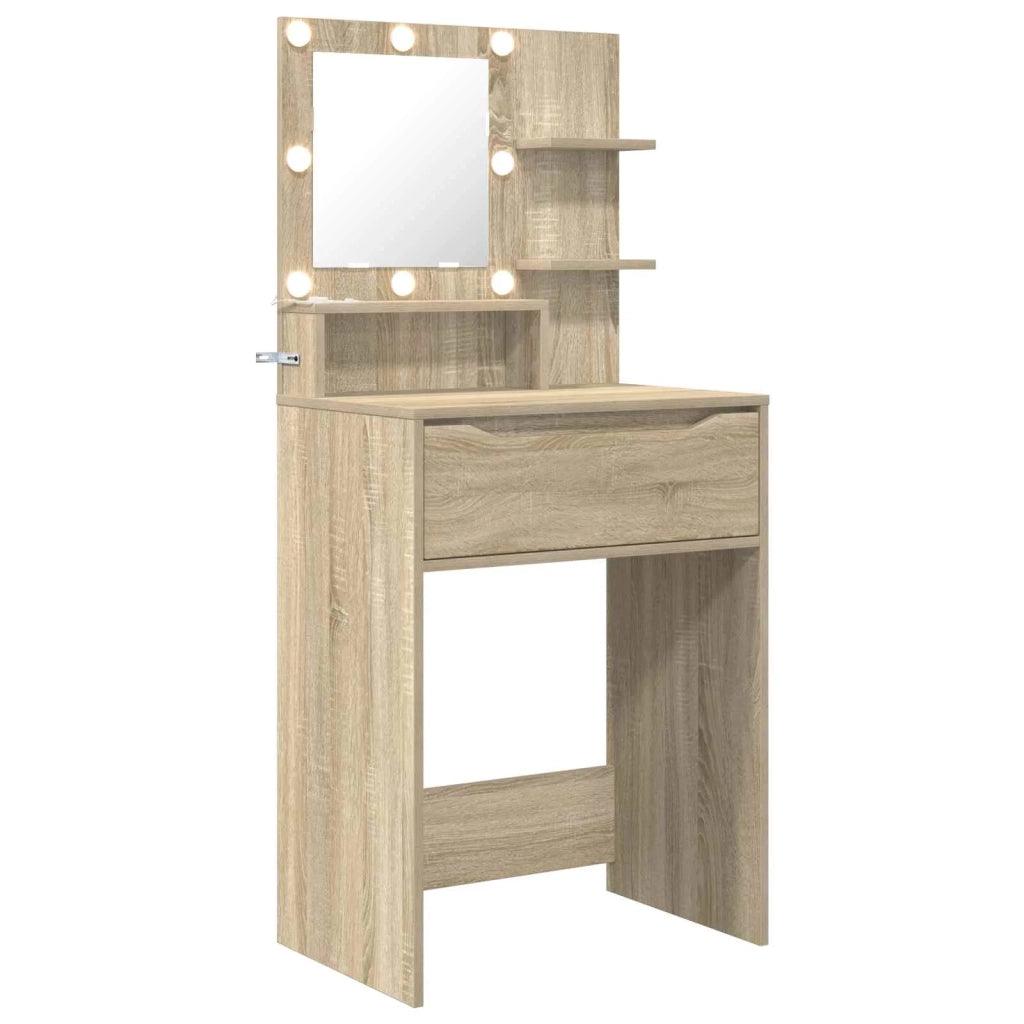 Tavoli da Trucco per Camera da Letto con cassetto Rovere Sonoma 888989