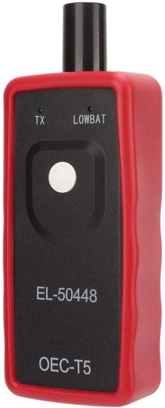 Strumento di attivazione TPMS - lettore di sensori di pressione pneumatica universale - portatile e da trasportare - 433 MHz - Ideale per auto - Rosso