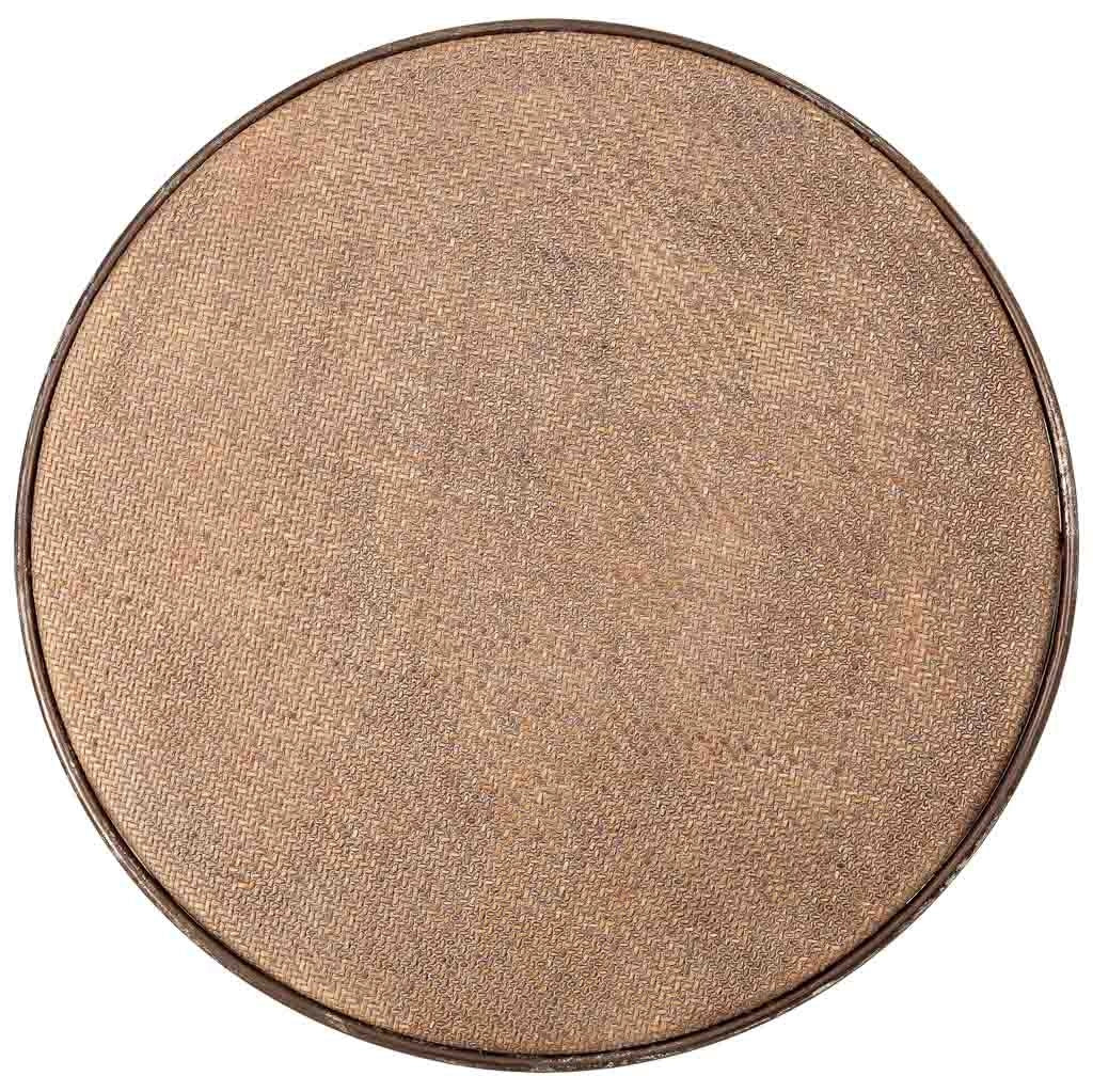 Tavolo in metallo 75,5x75,5x76,8h cm marrone