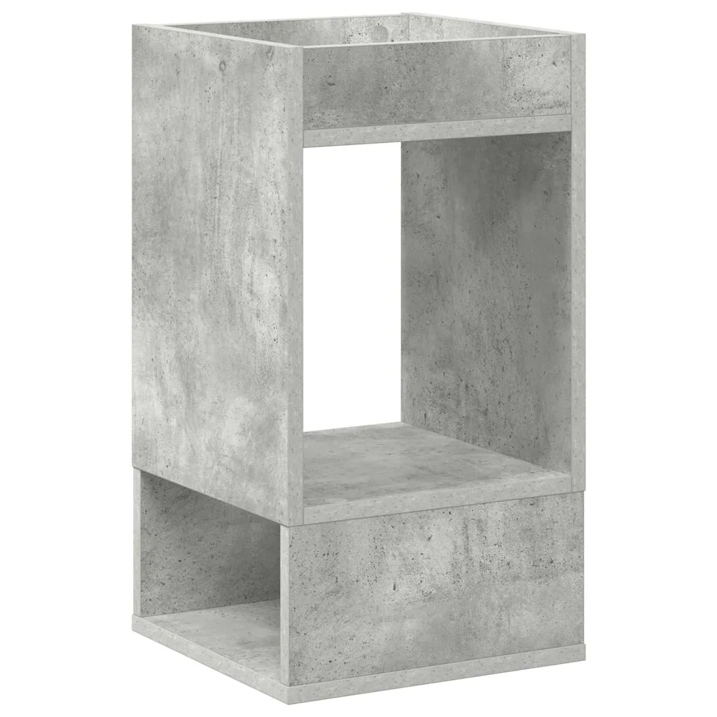 Tavolino Grigio cemento 30 x 30 x 56 cm Legno ingegnerizzato 890934