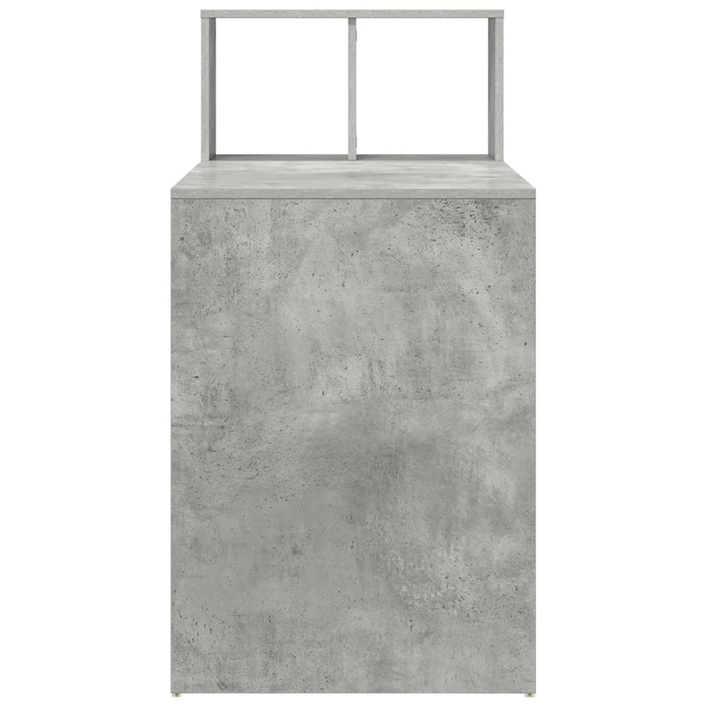 Scrivania Grigio cemento 108 x 55 x 103.5 cm Legno multistrato 869461
