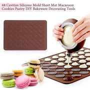 Matte in Silicone - Herbruikbaar - Antiaanbak - Qualità Professionale - 48 Fessure - Resistente al Calore - Duraturo - Forma da Cottura