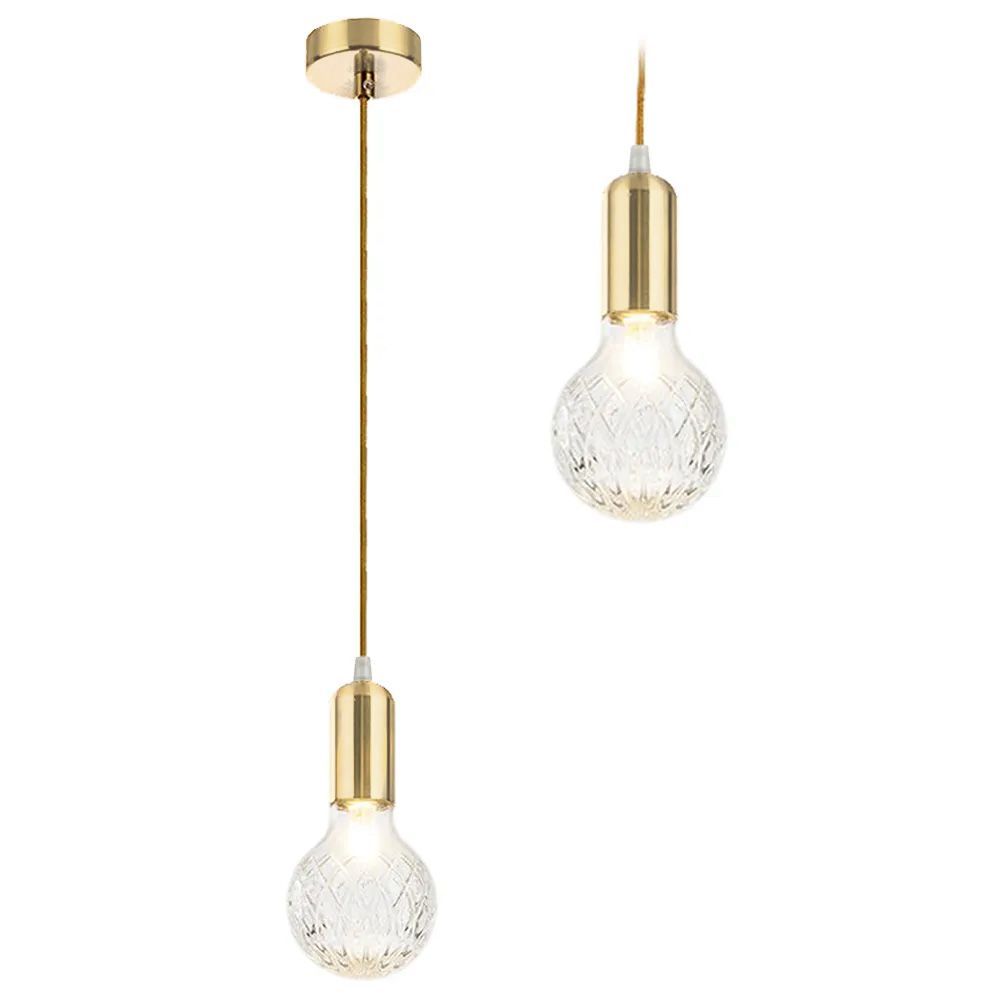 Lampada Da Soffitto Singola Retro Gold APP649-1CP