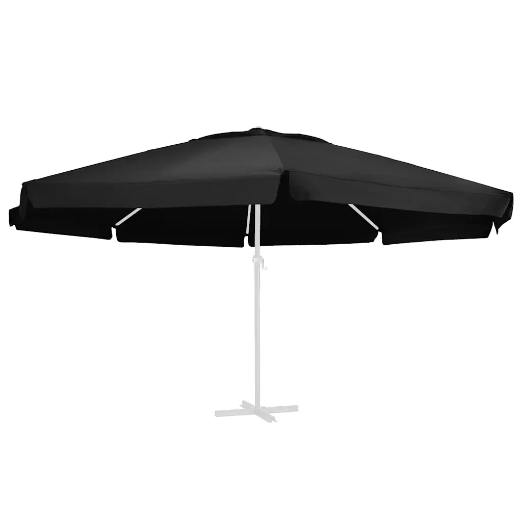 Telo di Ricambio per Ombrellone Nero 610 cm CFW3241875