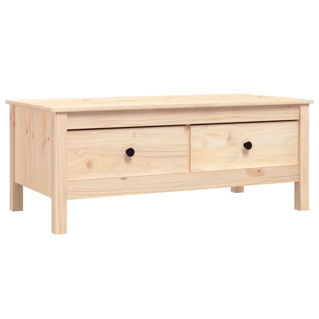 Tavolino da salotto | Tavolino da caff¨¨ | Tavolino da Soggiorno 100x50x40 cm Legno Massello di Pino