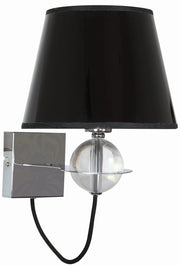 Candellux Tesoro 21-29508 applique cromo E14 33 cm nero