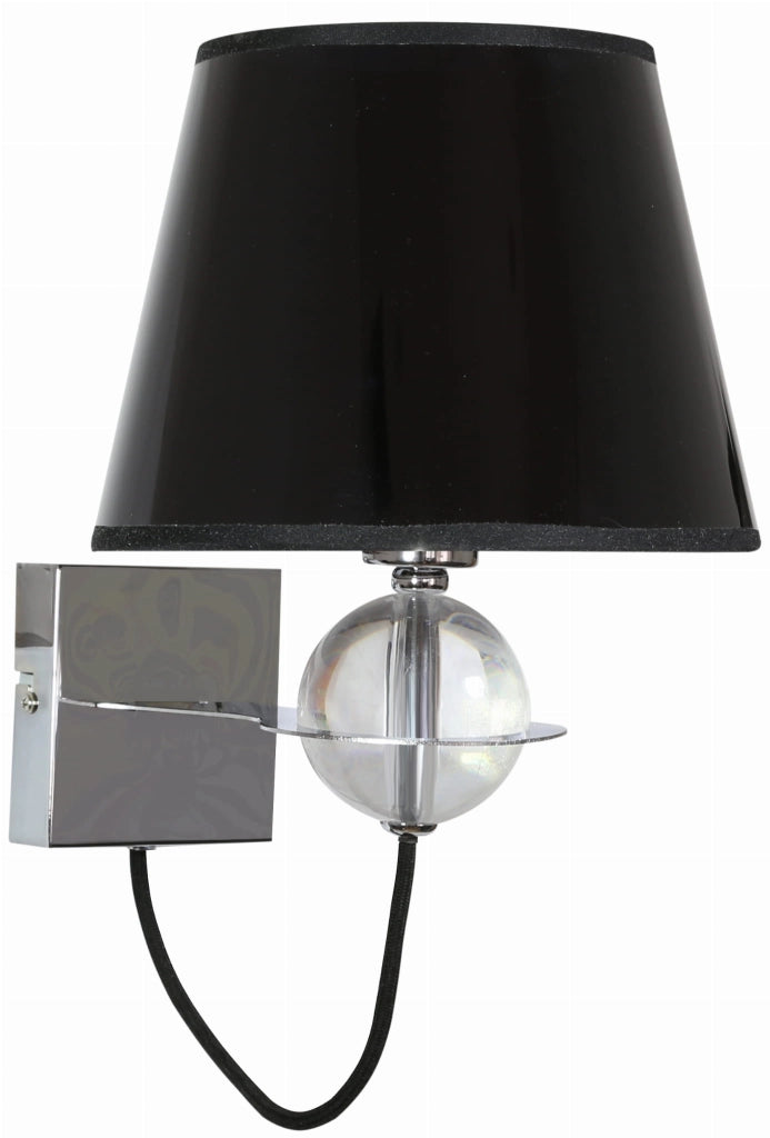 Candellux Tesoro 21-29508 applique cromo E14 33 cm nero