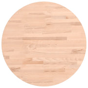 Piano per Tavolo | Superficie Tavolo | Piano Scrivania ?50x2,5 cm Rotondo in Legno Massello di Faggio