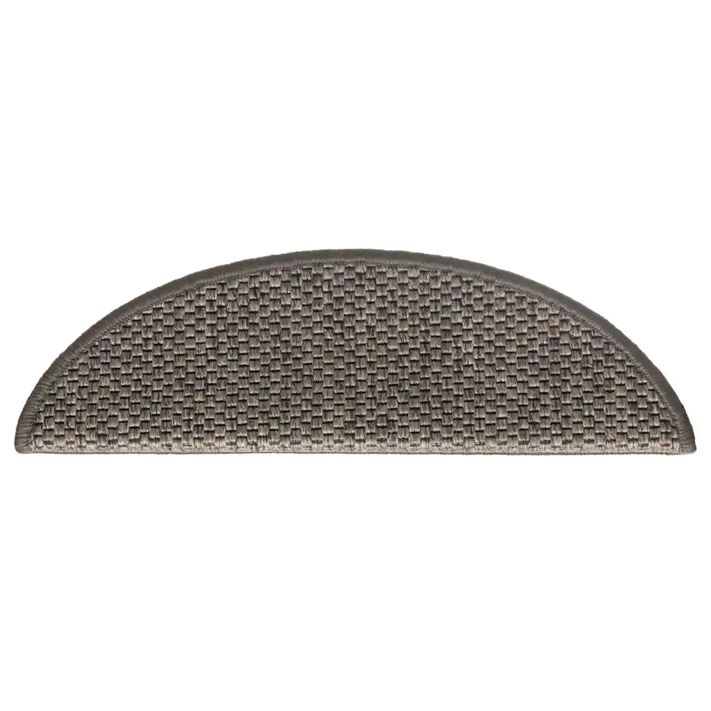 Tappeti Autoadesivi Scale Aspetto Sisal 15pz 56x20cm Argento cod mxl 77262