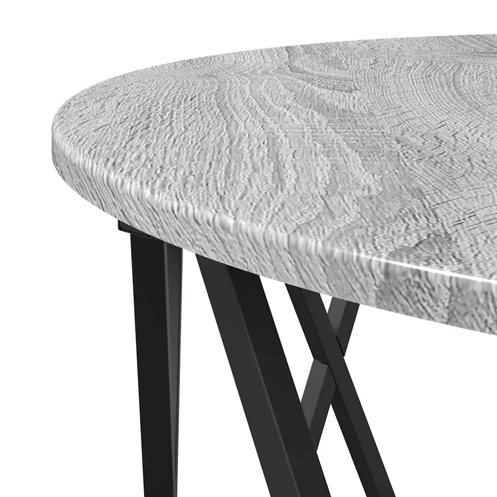 Tavolino da Salotto-Tavolino da soggiorno-Tavolo Grigio Sonoma 80 x 80 x 42 cm