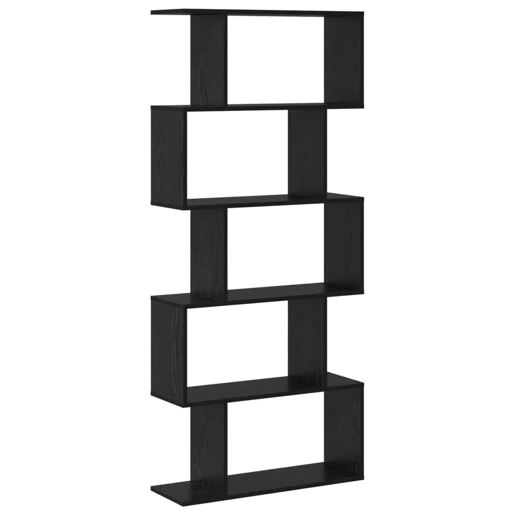 Armadio per Libri Rovere Nero 70 x 24 x 161 cm 879669