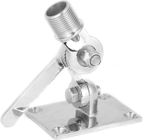 Antenna per VHF da imbarco - Fermo antenna in acciaio inossidabile - Regolabile supporto per antenna