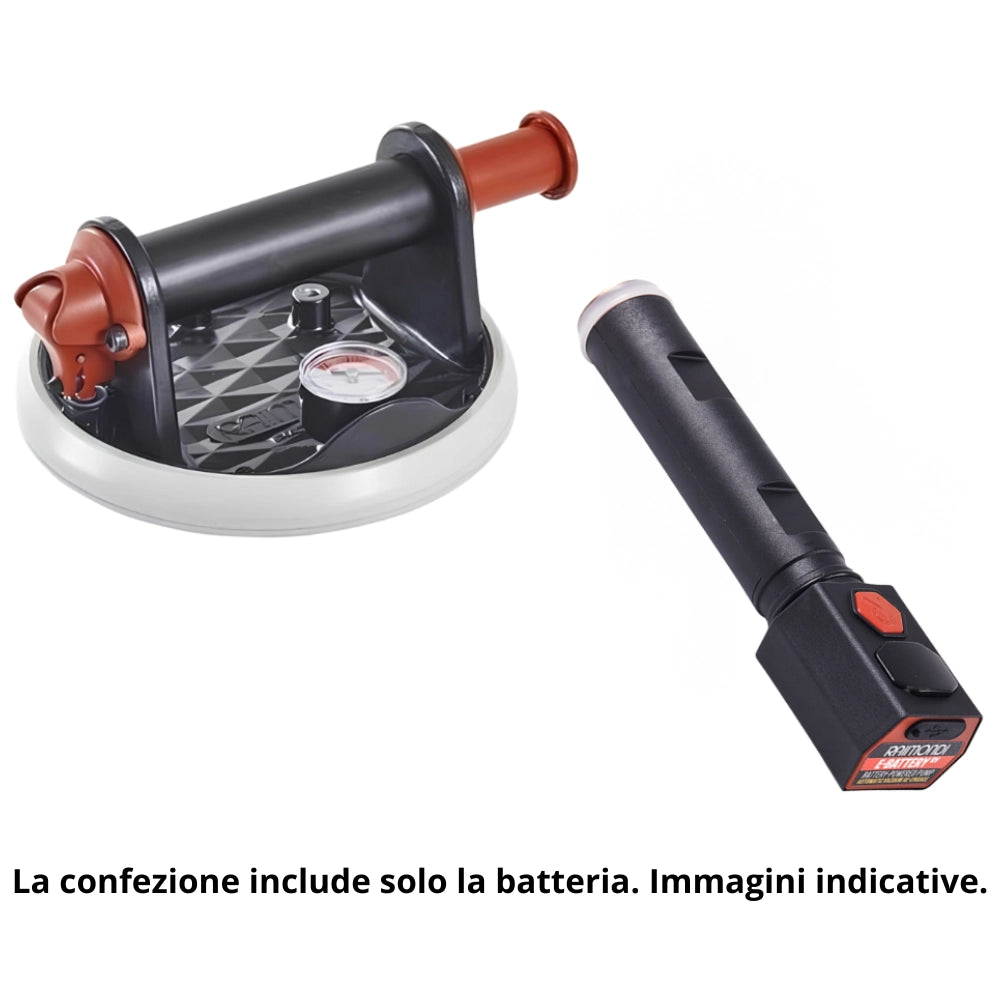 E-battery pompa per vuoto batteria ricambio per ventose