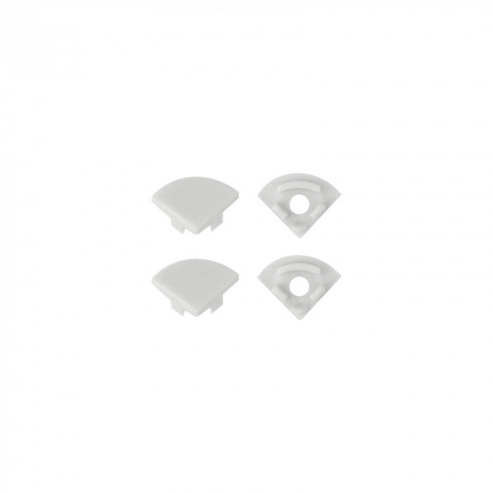 Profilo angolare LED RW02 bianco, diffusore satinato 2m Ecolight