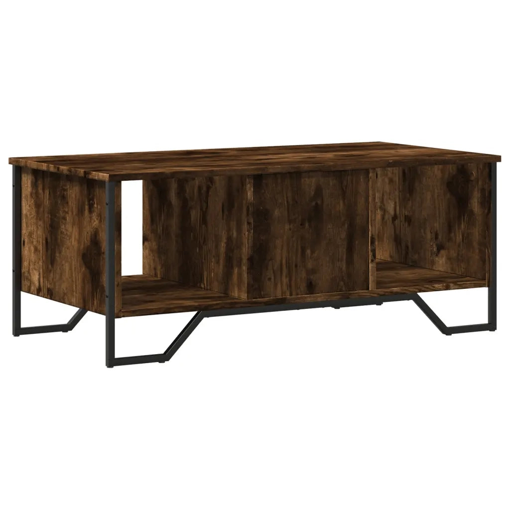 Tavolino da salotto | Tavolino da caff¨¨ | Tavolino da Soggiorno Rovere Fumo 100x51x40 cm Legno Multistrato