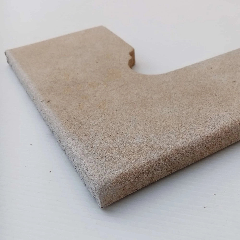 Battiscala destro klinker per serie capri colore beige - 1pz