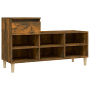 Scarpiera | Mobile per scarpe Rovere Fumo 102x36x60 cm in Legno Multistrato