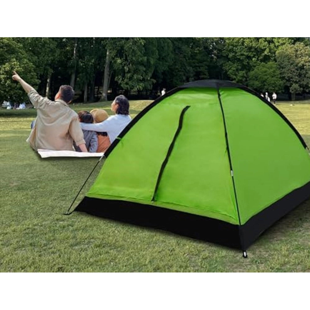 Trade Shop - Tenda Da Campeggio Per 2 Persone 200x140x100cm Con Borsa Trasporto Portatile 206401 -