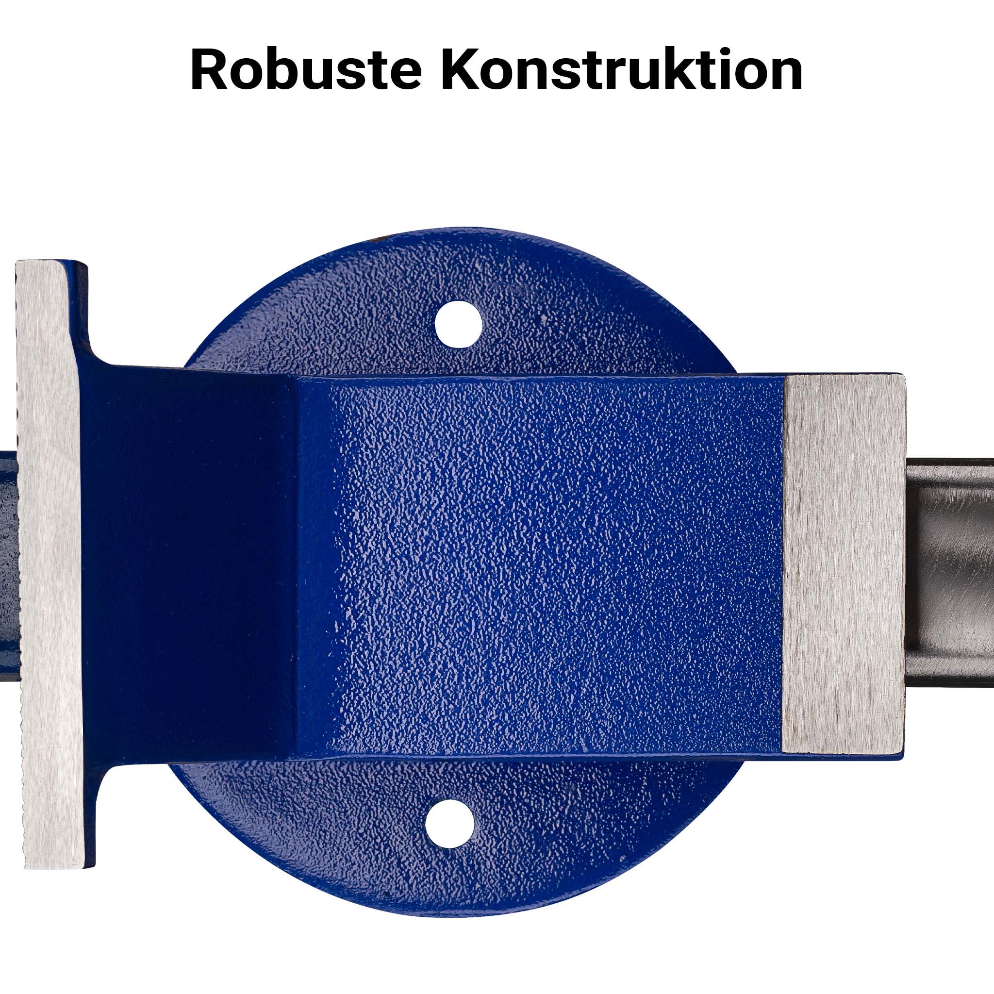 Morsa da banco fissa, ganasce 125 mm, serraggio 80 mm, Morsa da officina