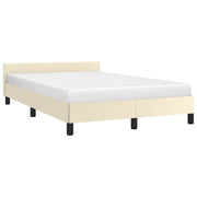 vidaXL Giroletto senza Materasso Crema 120x190 cm Similpelle