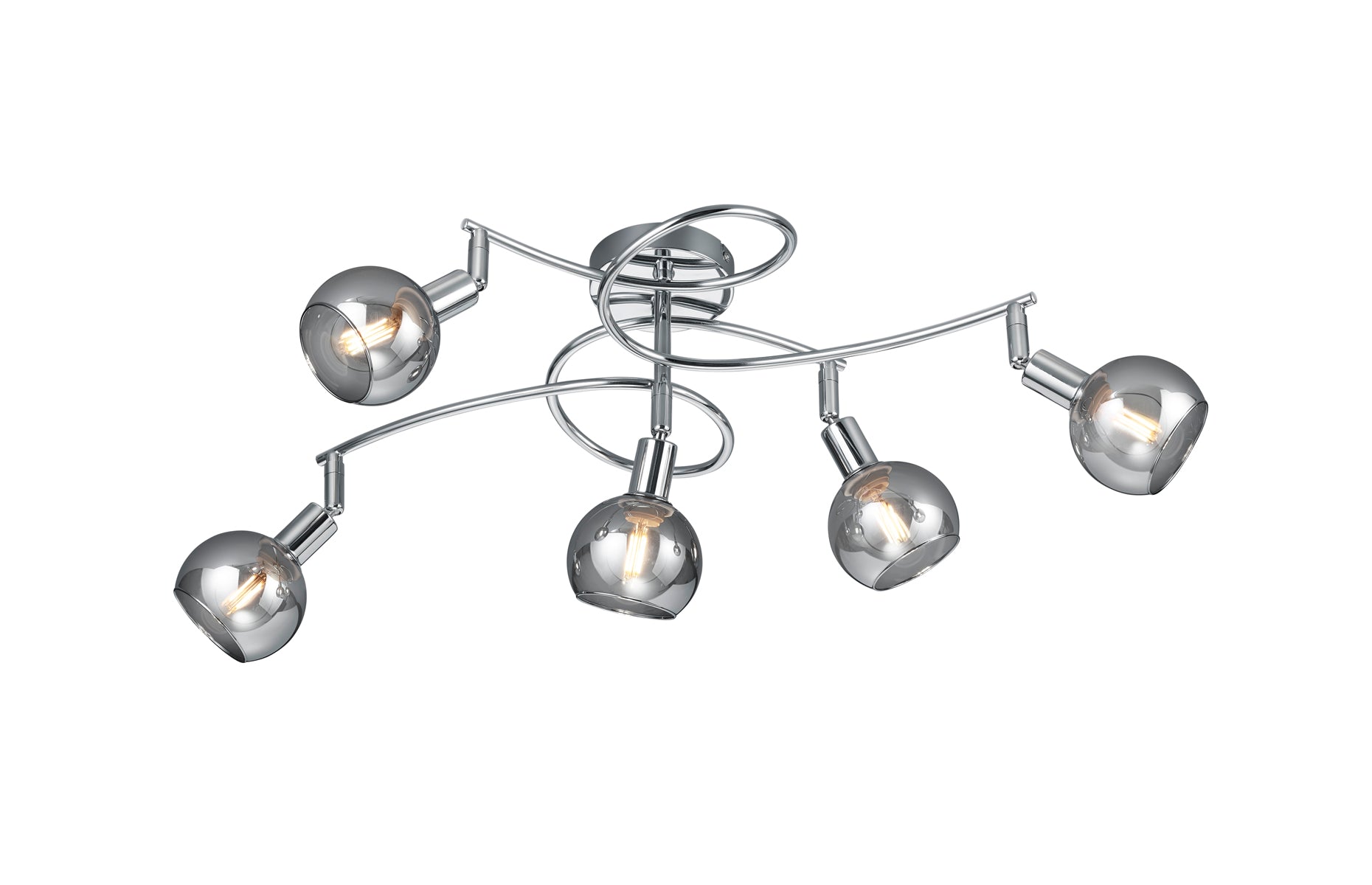 Plafoniera da Interno  E14 in Metallo Cromo