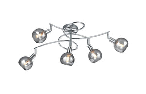 Plafoniera da Interno  E14 in Metallo Cromo