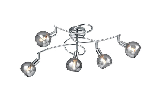 Plafoniera da Interno  E14 in Metallo Cromo