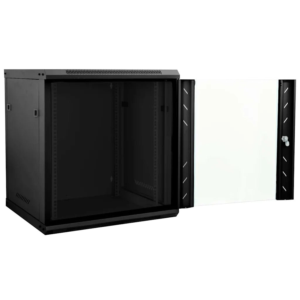 vidaXL Armadietto di rete Nero 60 x 45 x 65 cm Acciaio