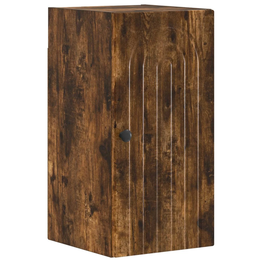 Set di Mobili da Bagno da 4 Pezzi ALKMAAR Rovere Fumo 3417914