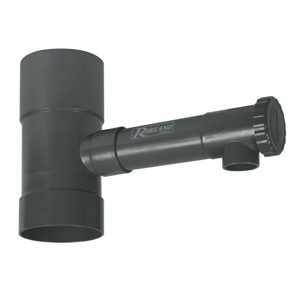 Adattatore Per Recuperare Acqua Piovana Da 80 Mm C Rubinetto D'arresto - PRRE080