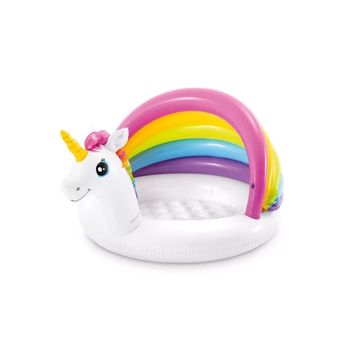 PISCINA GONFIABILE UNICORNO 13 ANNI  ø cm.127x102x69  peso kg.1,75 (57113)    INTEX