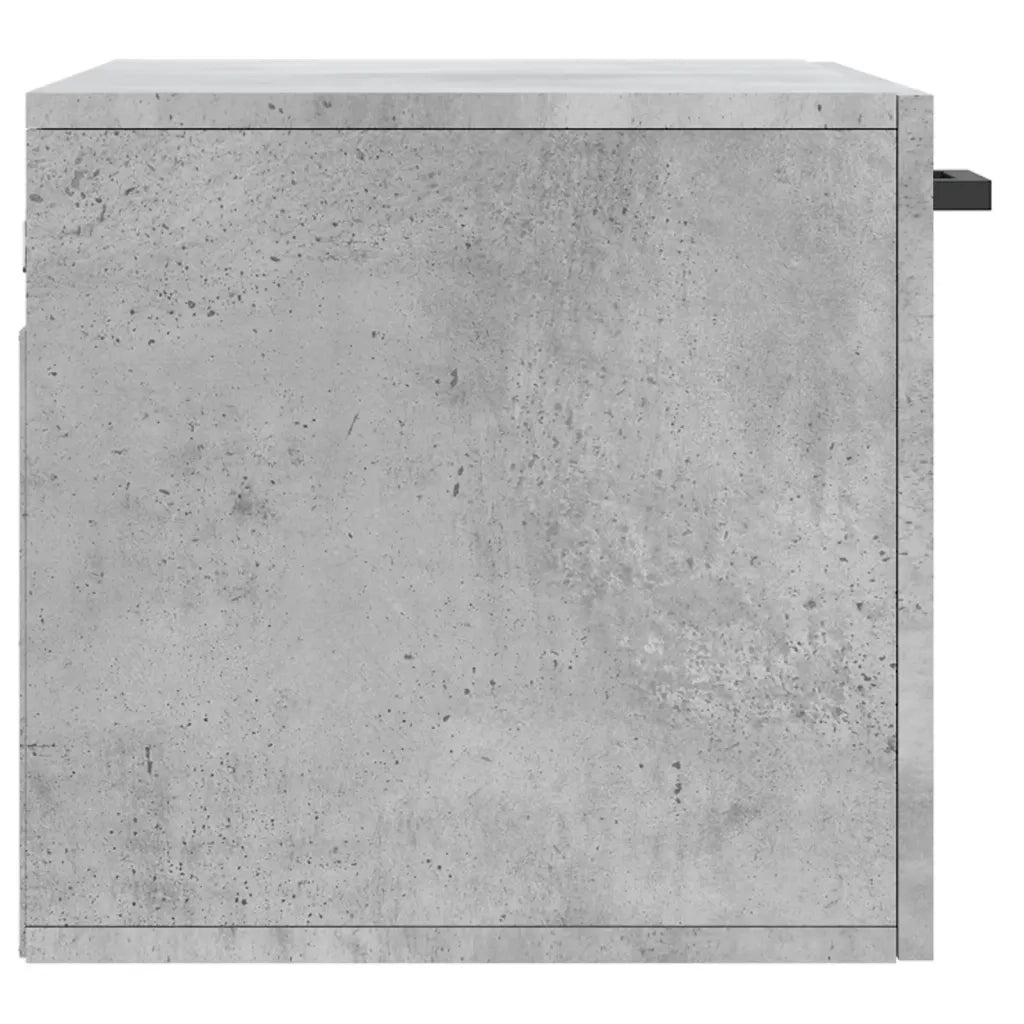 Mobile a Parete Grigio Cemento 60x36,5x35 cm Legno Multistrato 830024