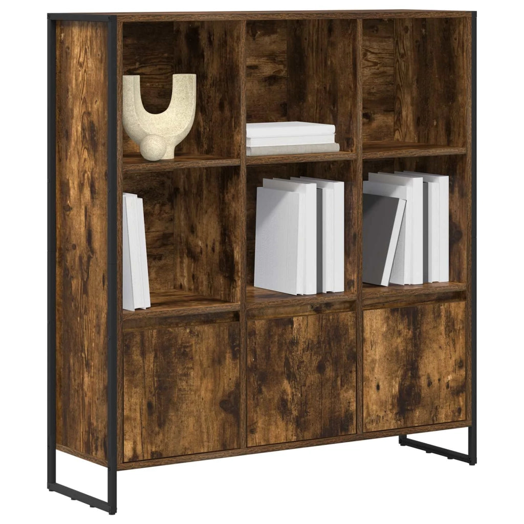 Armadio per Libri 2 pcs Quercia Fumosa 99,5 x 30 x 108 cm 3403024