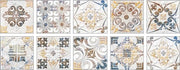 Set di 10 adesivi per piastrelle autoadesivi 20 x 20 cm decorazione per piastrelle adesivi per parete per casa, bagno, impermeabili a acqua PVC, cucina, decorazione impermeabile all'olio, adatti per soggiorno, cucina, bagno, decorazione