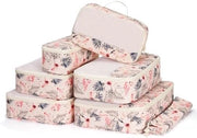 Set di organizzazione per viaggi 7 pezzi - Contenitori di archiviazione impermeabili per valigia e zaino