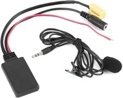 Adattatore Bluetooth per Cavi Audio con Microfono AUX - Accessorio per Auto - 59 pollici - Adatto per Fiat Grande Punto.