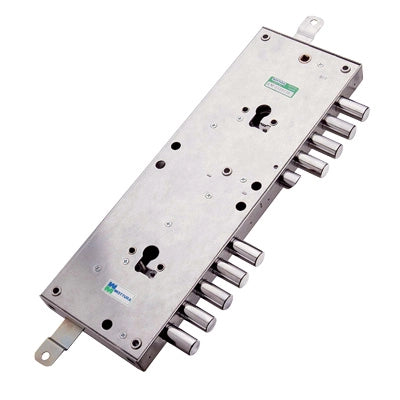 SERRATURA METALLO APPLICARE 85574 MOTTURA  DOPPIO F.SAGOM M2 TRIPL+SCR IP.MM 28 E.MM 63 SX