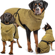 Asciugamano per cani grande in cotone 100% - Asciugamano per cani assorbente grande - Asciugamano per cani morbido grande