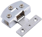 Porta in vetro Cardine - Facile da installare - 1 pezzo - Acciaio inossidabile