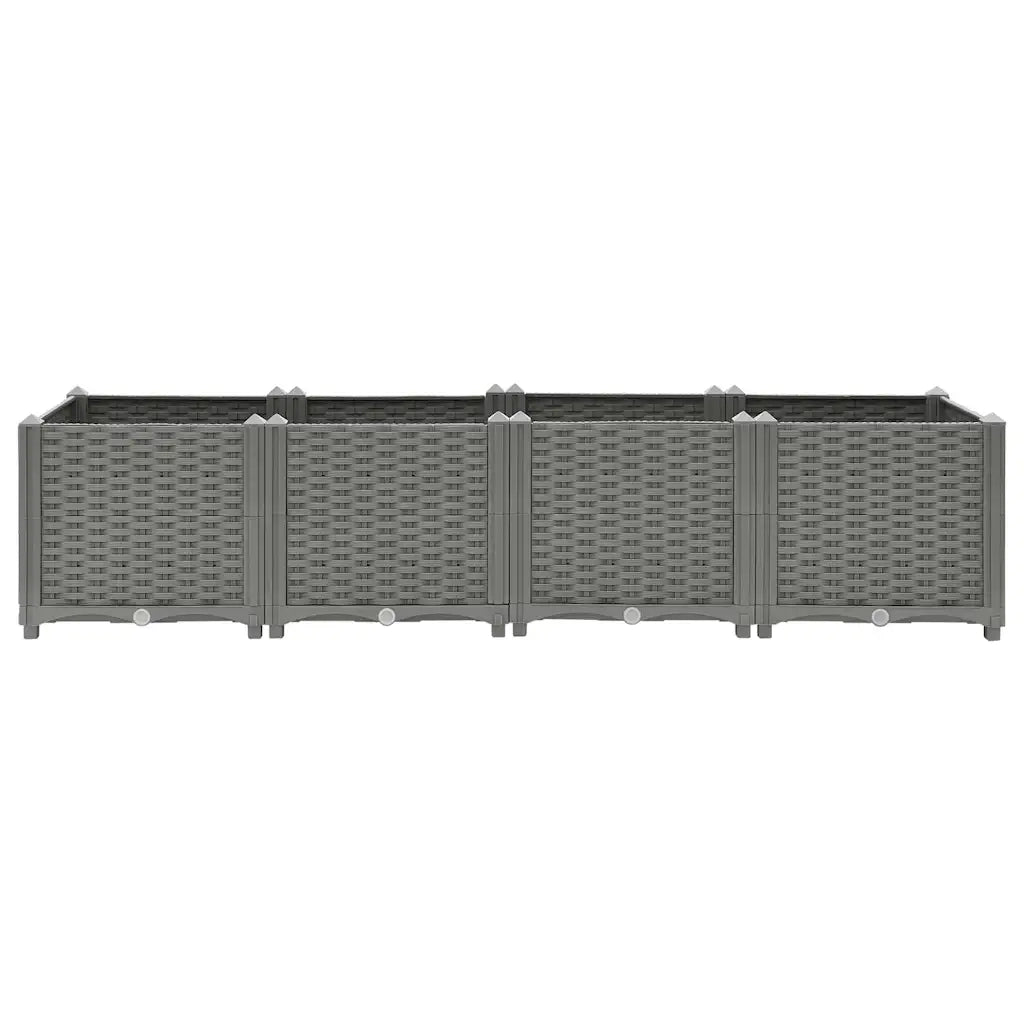 Fioriera Rialzata 160x40x38 cm in Polipropilene 153296