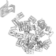 Clip di trimmatura 30 pezzi - Clip auto - Trimmatura interno - Argento - Metallo - Adatto per GM - Clip auto