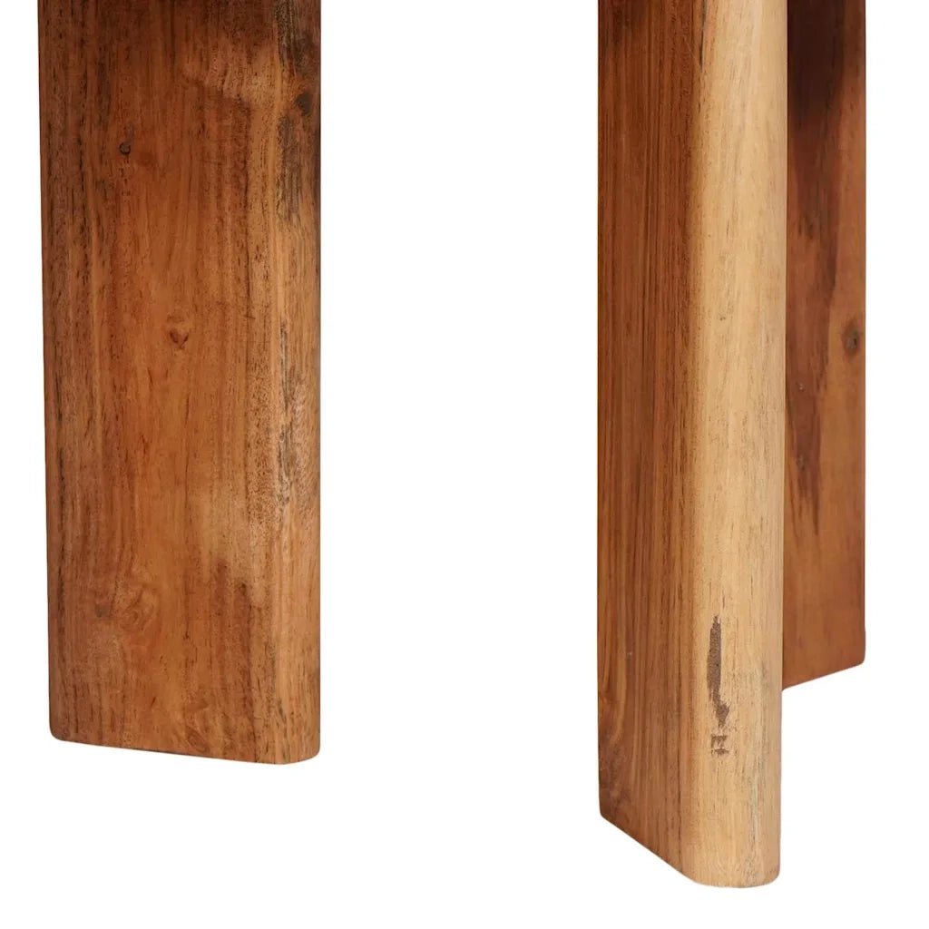 Tavoli da Caffè Nido 2 pcs Marrone Legno di Acacia Massello 4104648