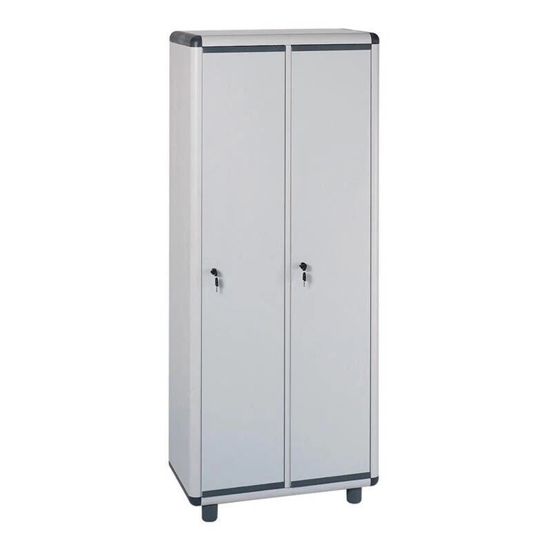 EASY ARMADIETTO IN RESINA DI COLORE GRIGIO CHIARO 72 X 40 X H 175 CM