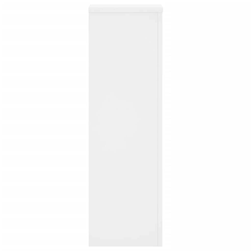 Portavasi mobili per fiori set da 2 25 x 25 x 80 cm legno ingegnerizzato bianco 02_0045271