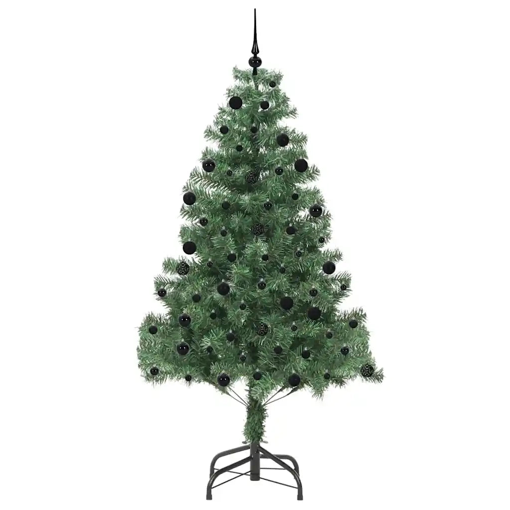 Albero di Natale | Decorazioni natalizie con 300 LED con supporto Verde 210 cm PVC