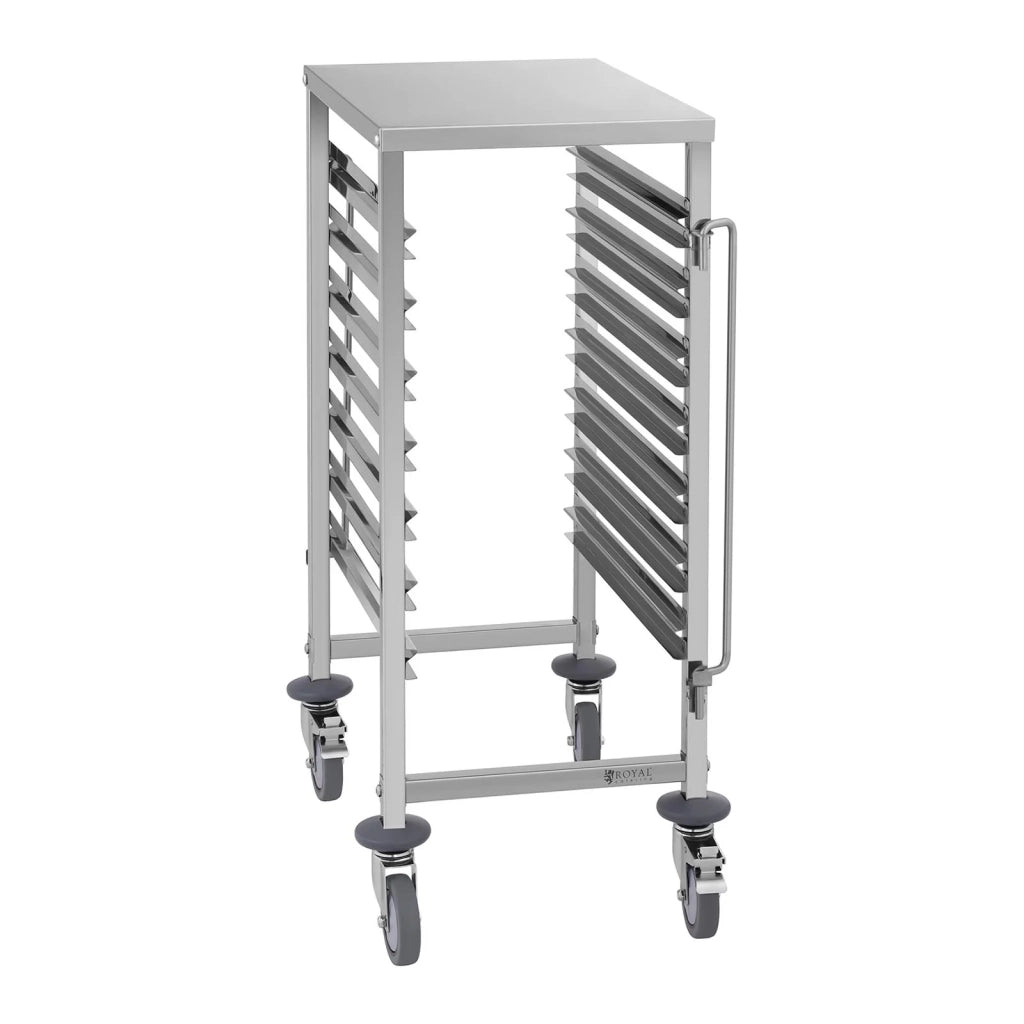 Carrello portavassoi GN professionale a 7 guide acciaio inox 14_0005062