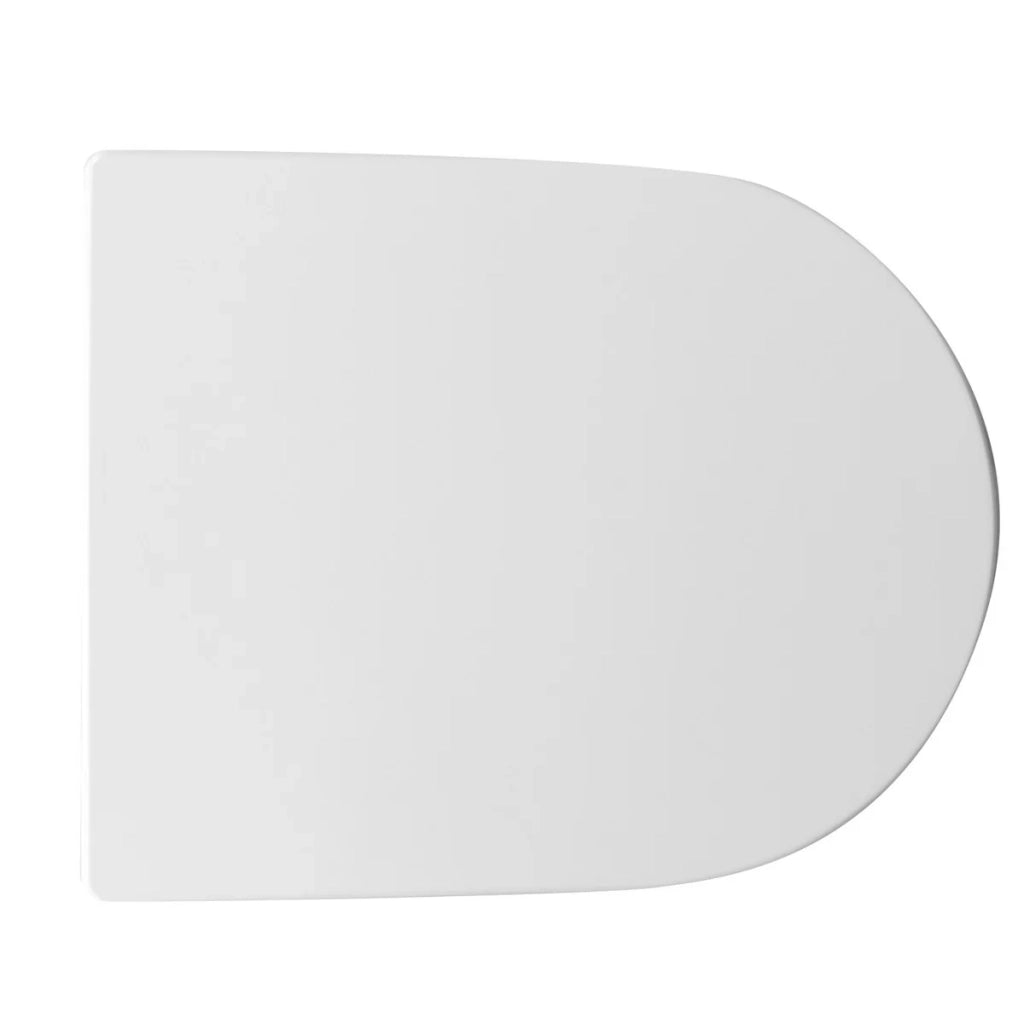 Sedile wc slim resort con soft closing bianco