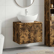 Set di mobili per il bagno Rovere Fumo Legno ingegnerizzato 3404345