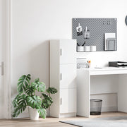 Sideboard Bianco Bianco Legno MDF Medio Sideboard Bianco
