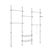 SoBuy Cabina armadio regolabile 311x37x295cm KLS04-II-HG
